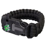 Levenhuk LabZZ FL5 fekete túlélőkészlet-karkötő - 79668