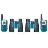 Levenhuk LabZZ WTT10 kék walkie-talkie és kétszemes távcső készlet - 79902