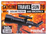 Levenhuk Skyline Travel Sun 70 teleszkóp - 72481