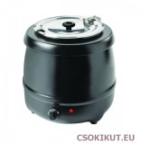 Leves-Ételmelegítő-Melegentartó-Vízzel Fűt-400W-10L Kapacitás-Fekete