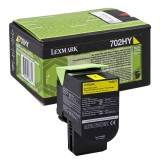 Lexmark 702HYE nagy kapacitású festékkazetta (3k) sárga (70C2HYE) (70C2HYE)