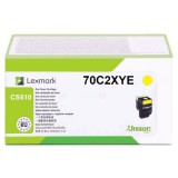 Lexmark 702XY festékkazetta 1 db Eredeti Sárga