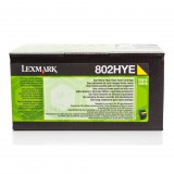 Lexmark 802HYE nagy kapacitású festékkazetta sárga (3k) (80C2HYE) (80C2HYE)