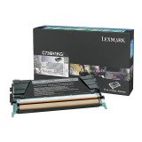 Lexmark C736/X736/738 High Return Toner Black 12k (Eredeti) C736H1KG