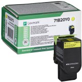 Lexmark CS/CX/317/417/517 Return Toner Yellow 2,3K (Eredeti) 71B20Y0