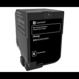 Lexmark CS720, CS725, CX725 normál kapacitású tonerkazetta fekete (74C2SK0) (74C2SK0)