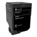 Lexmark CS720, CS725, CX725 tonerkazetta fekete (74C20K0) (74C20K0)