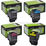 Lexmark CX310/410/510 Standard Return Toner Black 2,5K (Eredeti) 80C2SK0