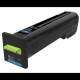 Lexmark CX825, CX860 különlegesen nagy kapacitású tonerkazetta ciánkék (22K) (82K2XCE) (82K2XCE)
