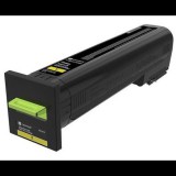 Lexmark CX825, CX860 különlegesen nagy kapacitású tonerkazetta sárga (22K) (82K2XYE) (82K2XYE)