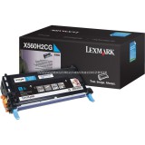 Lexmark X560 High Toner Cyan 10K (Eredeti) X560H2CG