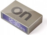 Lexon Flip+ LCD Alarm Clock Rubber Gold LR150D9