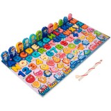 Leziter 6 az 1-ben formabeillesztő és oktató Montessori fajáték