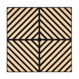 Leziter Akusztikus falpanel Deco IX bambusz hatású 60x60x1,8 cm