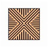 Leziter Akusztikus falpanel Deco VII bambusz hatású 60x60x1,8 cm