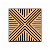 Leziter Akusztikus falpanel Deco VII bambusz hatású 60x60x1,8 cm