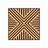 Leziter Akusztikus falpanel Deco VII bambusz hatású 60x60x1,8 cm