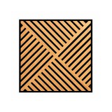 Leziter Akusztikus falpanel Deco VIII bambusz hatású 60x60x1,8 cm