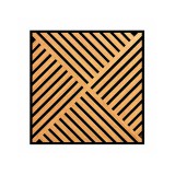 Leziter Akusztikus falpanel Deco VIII bambusz hatású 60x60x1,8 cm