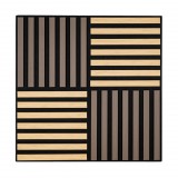 Leziter Akusztikus falpanel Deco X olajos tölgy hatású 60x60x1,8 cm