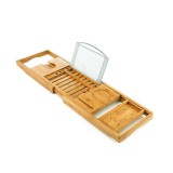 Leziter Állítható fürdőkád tálca bambusz