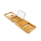 Leziter Állítható fürdőkád tálca bambusz