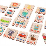 Leziter Angol tanuló puzzle oktató fajáték