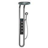 Leziter Aquajet hidromasszázs zuhanypanel szürke