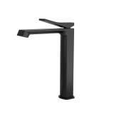 Leziter Arno magasított mosdó csaptelep fekete