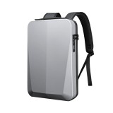 Leziter Axen merevített Usb-s laptop hátizsák ezüst