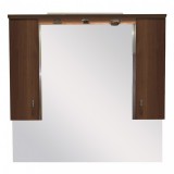 Leziter Bianca Plus 105 fürdőszoba bútor felsőszekrény, aida dió színben