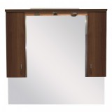 Leziter Bianca Plus 105 fürdőszoba bútor felsőszekrény, aida dió színben