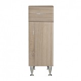 Leziter Bianca Plus 30 alacsony szekrény 1 ajtóval, 1 fiókkal, sonoma tölgy színben, jobbos