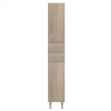 Leziter Bianca Plus 30 magas szekrény 2 ajtóval, 2 fiókkal, sonoma tölgy színben, jobbos