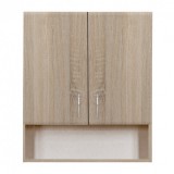 Leziter Bianca Plus 60-as Faliszekrény 2 ajtóval, nyitott alsó résszel, sonoma tölgy színben