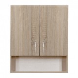 Leziter Bianca Plus 60-as Faliszekrény 2 ajtóval, nyitott alsó résszel, sonoma tölgy színben
