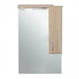 Leziter Bianca Plus 65 fürdőszoba bútor felsőszekrény, sonoma tölgy színben, jobbos nyitásirány
