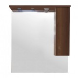 Leziter Bianca Plus 85 fürdőszoba bútor felsőszekrény, aida dió színben, jobbos nyitásirány