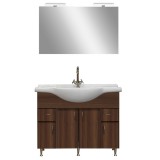 Leziter Bianca Prime 105 komplett fürdőszobabútor, aida dió színben