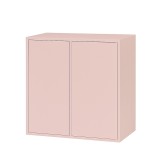 Leziter Boxie 2 ajtós fali szekrény 80x80x37 cm pink