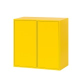 Leziter Boxie 2 ajtós fali szekrény 80x80x37 cm sárga