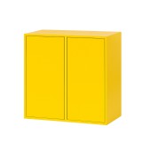 Leziter Boxie 2 ajtós fali szekrény 80x80x37 cm sárga