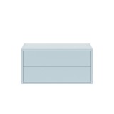 Leziter Boxie 2 fiókos fali szekrény 40x80x37 cm kék