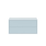 Leziter Boxie 2 fiókos fali szekrény 40x80x37 cm kék