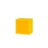 Leziter Boxie nyitott fali szekrény 40x40x27 cm sárga