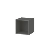 Leziter Boxie nyitott fali szekrény 40x40x37 cm antracit