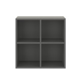 Leziter Boxie nyitott fali szekrény 80x80x37 cm antracit