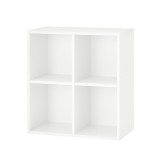 Leziter Boxie nyitott fali szekrény 80x80x37 cm fehér