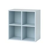 Leziter Boxie nyitott fali szekrény 80x80x37 cm kék