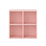 Leziter Boxie nyitott fali szekrény 80x80x37 cm pink